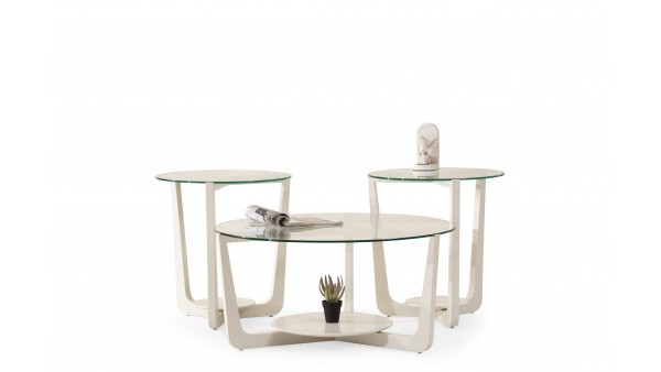 072-073 Cream Orta Sehpa