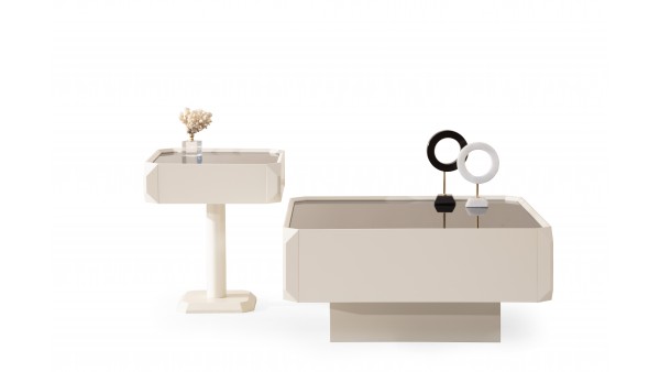 605-305 Cream Orta Sehpa